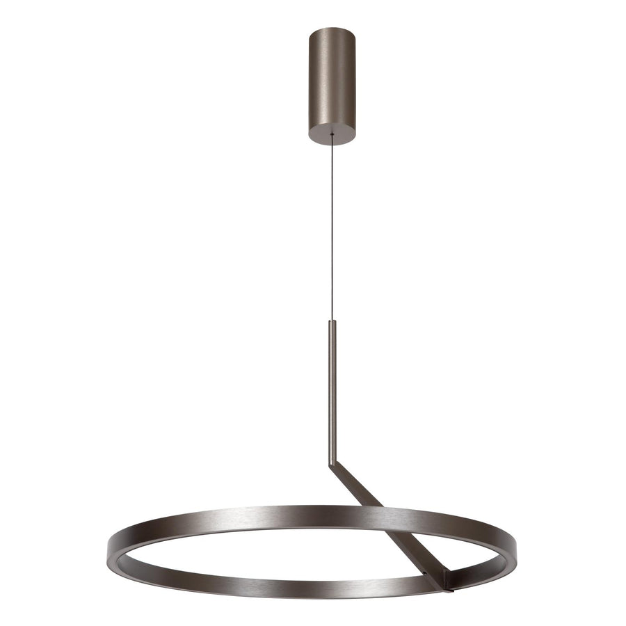 Lucide APPLAUSE dimbare LED-hanglamp met bewegingssensor Ø 60 cm, 32 W, 2700–4000 K, ijzergrijs