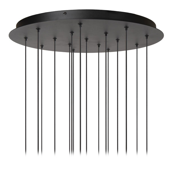 Lucide MONTANA dimbare LED-hanglamp 16 × 5,7 W, 2700–4000 K, ijzergrijs