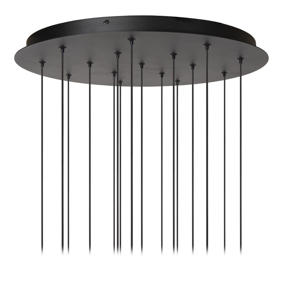 Lucide MONTANA dimbare LED-hanglamp 16 × 5,7 W, 2700–4000 K, ijzergrijs