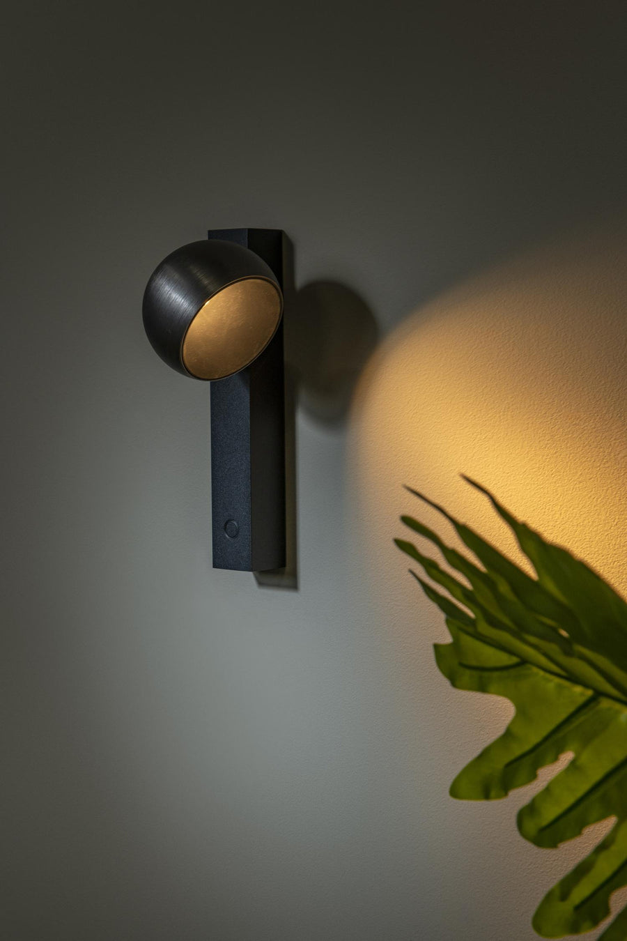 Lucide ESFERA dimbare LED-wandlamp 9 W, ijzergrijs