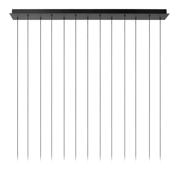 Lucide MONTANA dimbare LED-hanglamp 13 × 5,7 W, 2700–4000 K, ijzergrijs