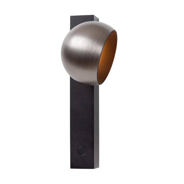 Lucide ESFERA dimbare LED-wandlamp 9 W, ijzergrijs