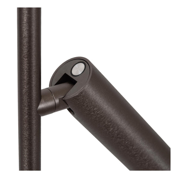 Lucide APPLAUSE dimbare LED-vloerlamp Ø 33 cm, 2700–4000 K, ijzergrijs