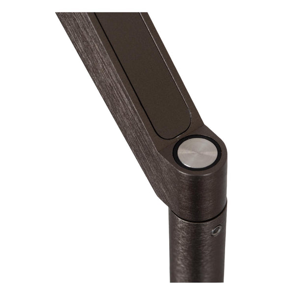 Lucide APPLAUSE dimbare LED-vloerlamp Ø 33 cm, 2700–4000 K, ijzergrijs