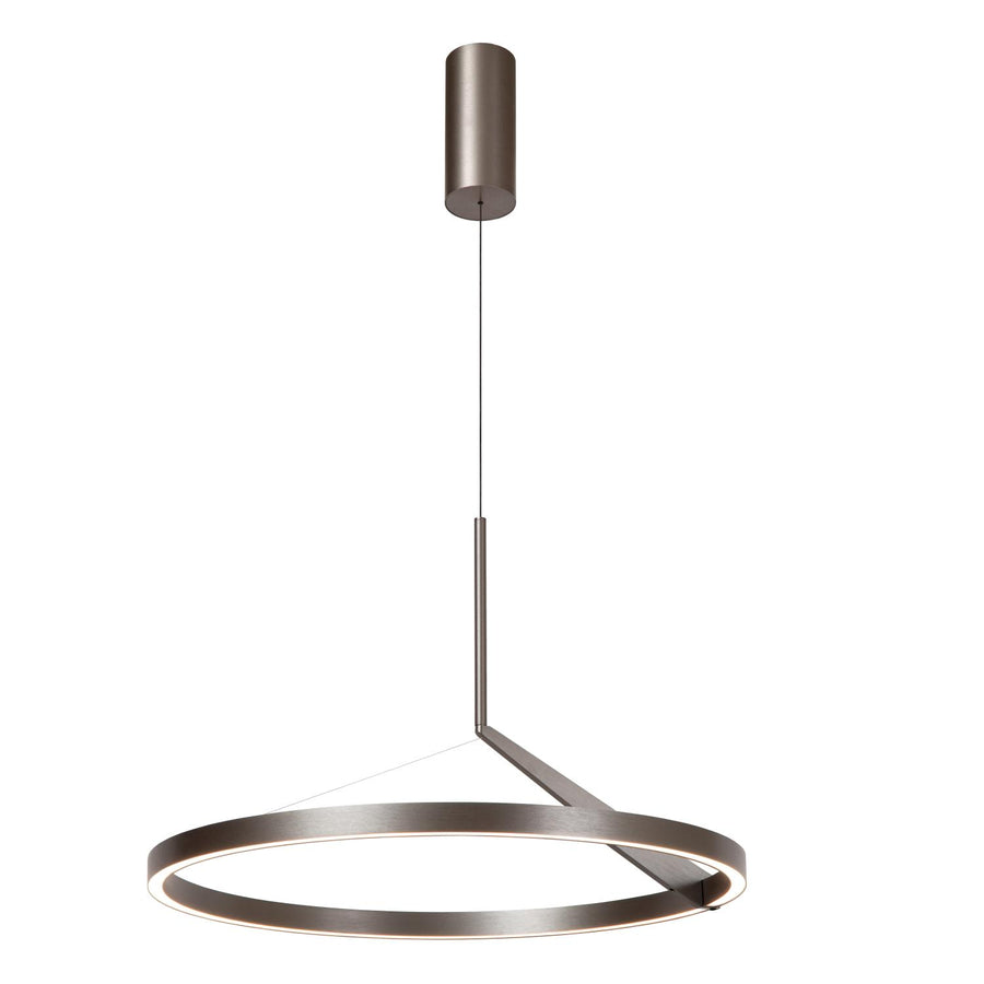 Lucide APPLAUSE dimbare LED-hanglamp met bewegingssensor Ø 60 cm, 32 W, 2700–4000 K, ijzergrijs