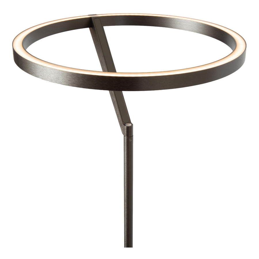 Lucide APPLAUSE dimbare LED-vloerlamp Ø 33 cm, 2700–4000 K, ijzergrijs