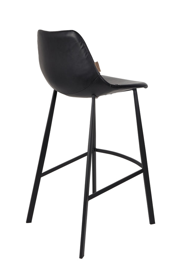 Barkruk Franky Zwart (set van 2)