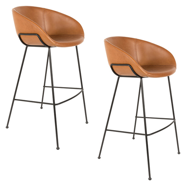 Barkruk Feston Bruin (set van 2)