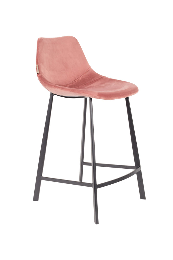 Counterkruk Franky Fluweel Oud Roze (set van 2)