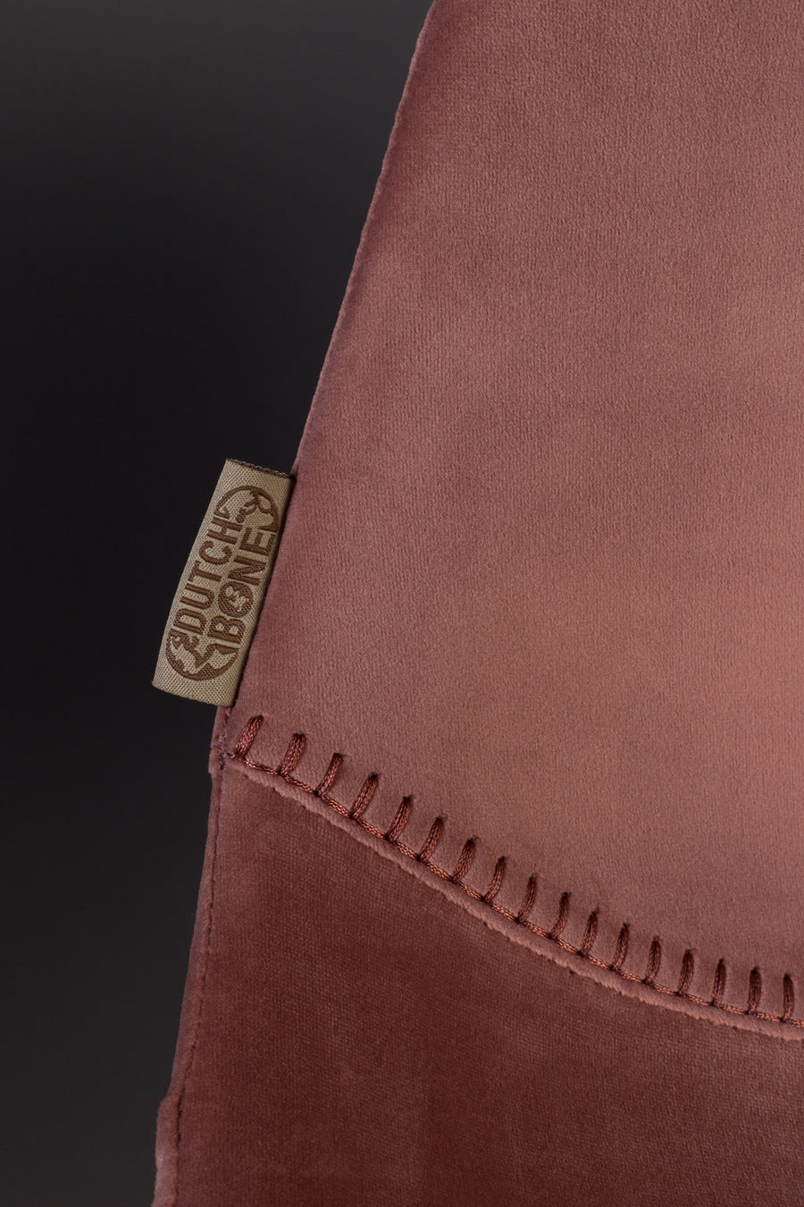 Counterkruk Franky Fluweel Oud Roze (set van 2)