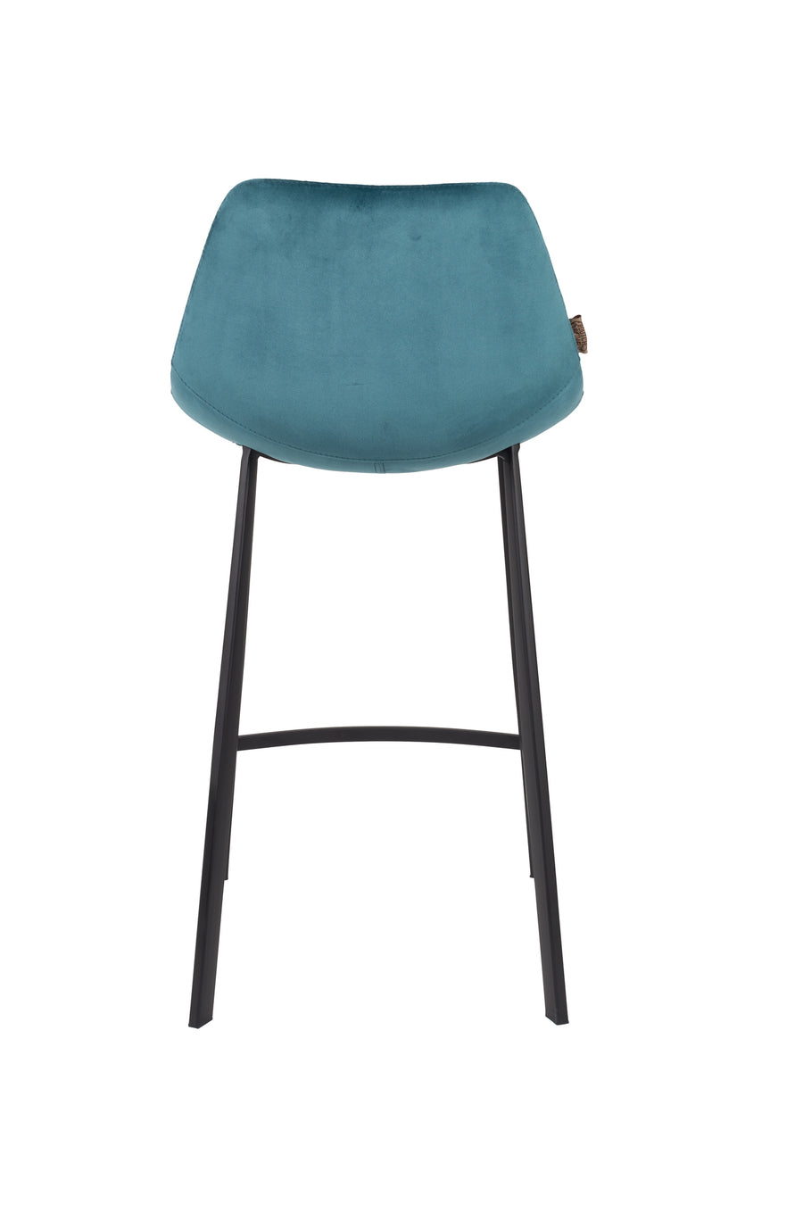 Franky barkruk rugleuning 65 cm blauw (set of 2)