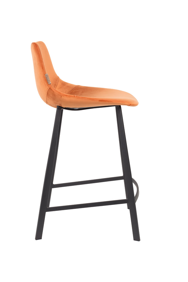 Counterkruk Franky Fluweel Oranje (set van 2)