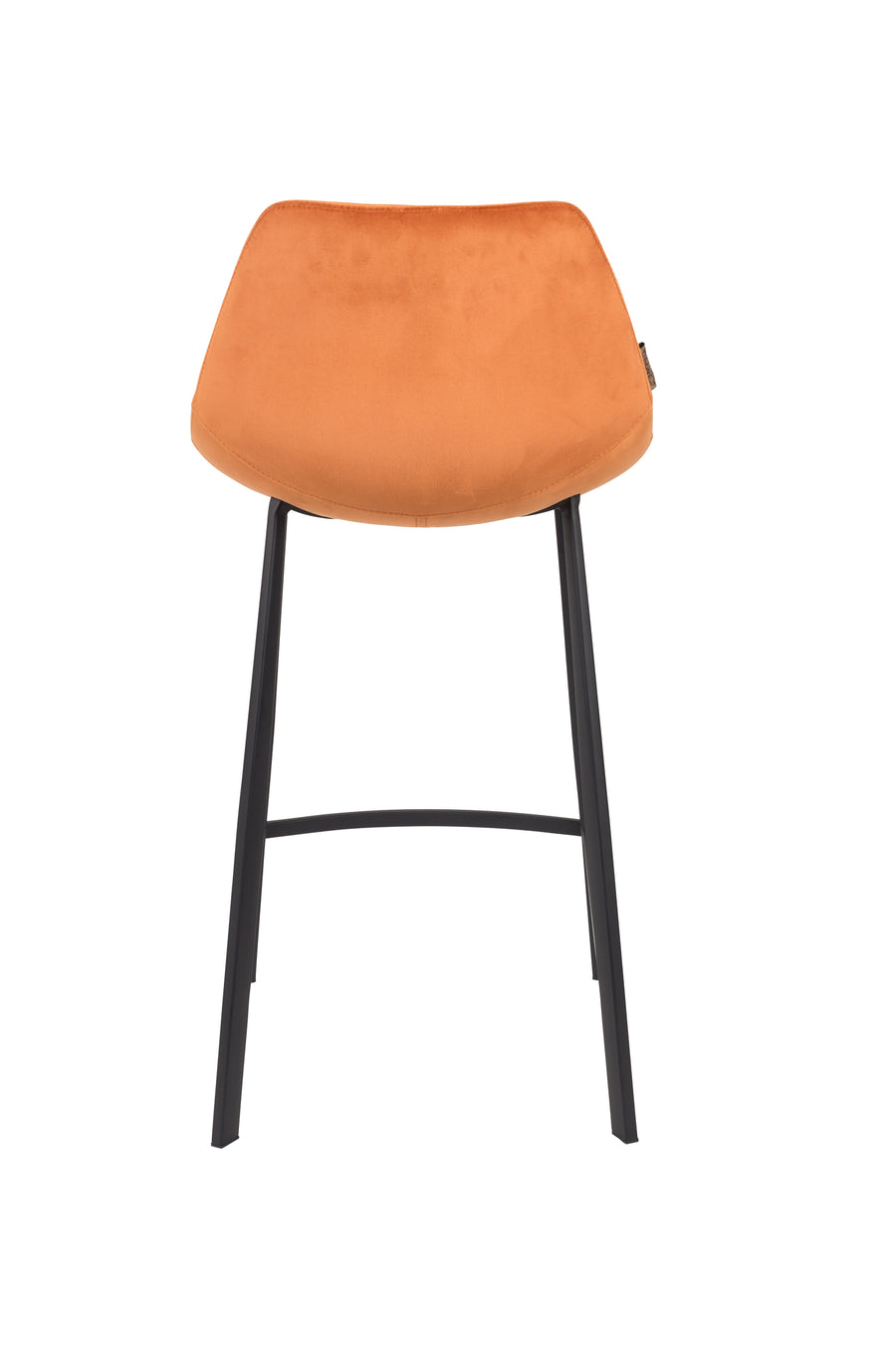 Counterkruk Franky Fluweel Oranje (set van 2)