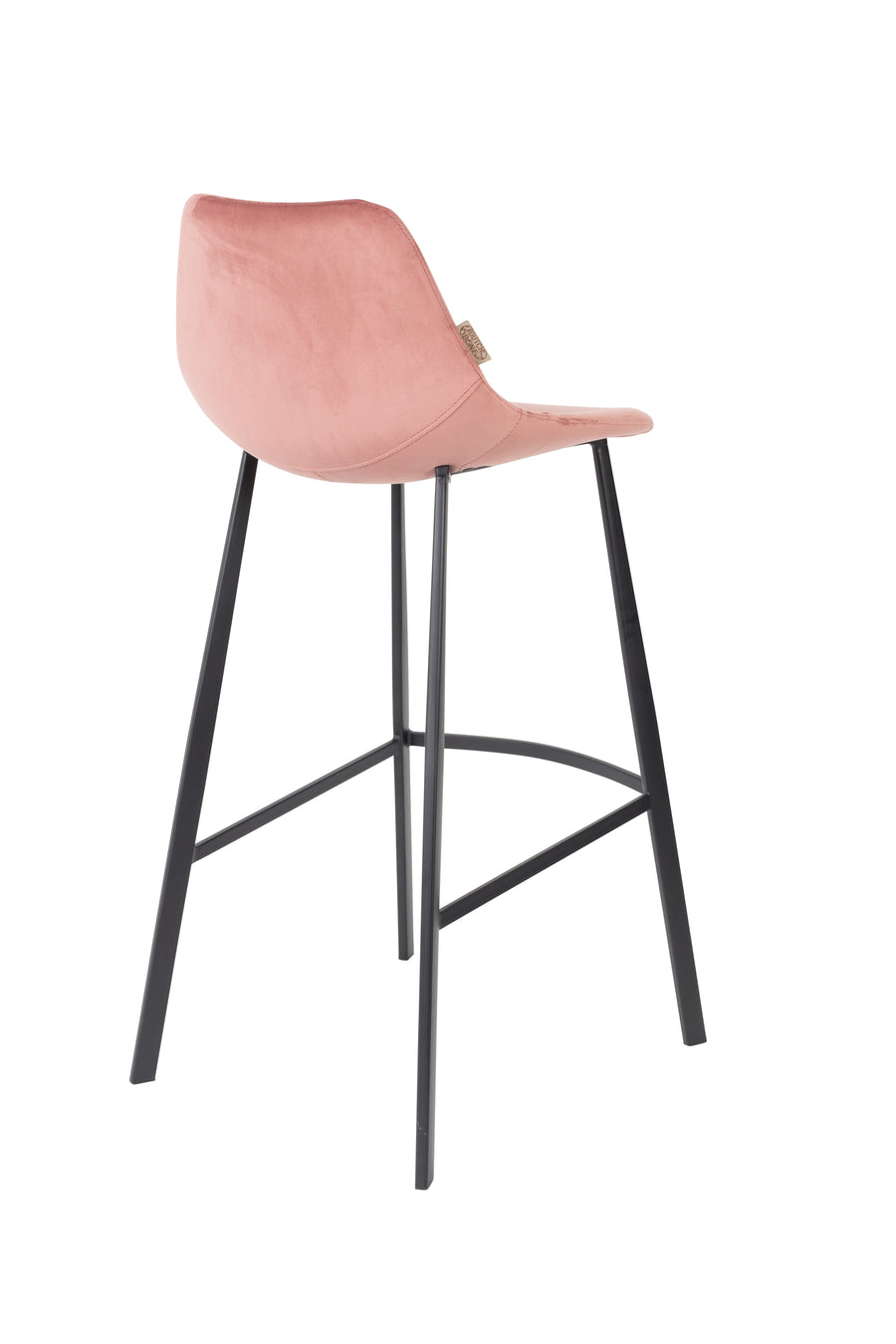 Barkruk Franky Fluweel Oud Roze (set van 2)