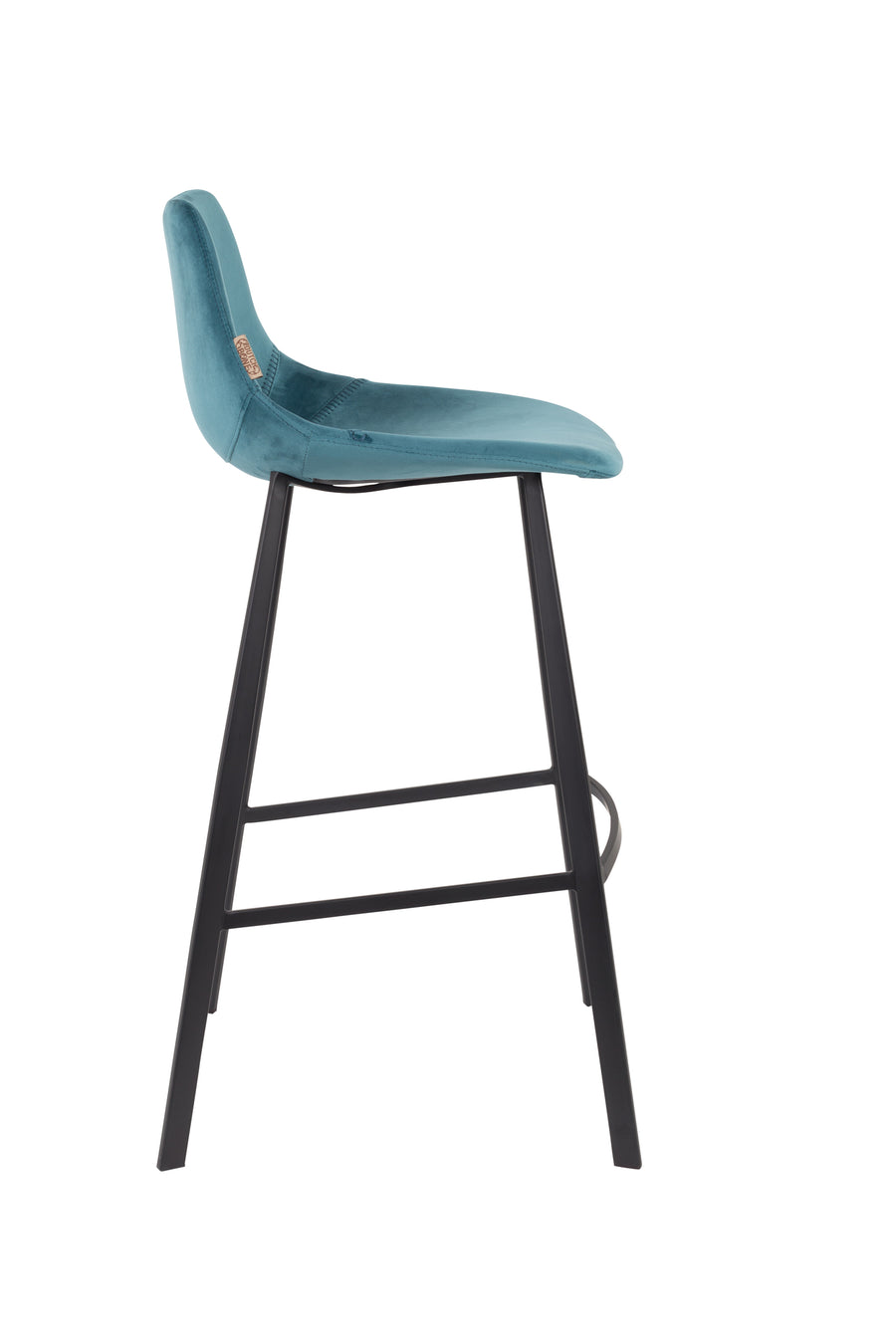 Franky barkruk rugleuning 80 cm blauw (set of 2)