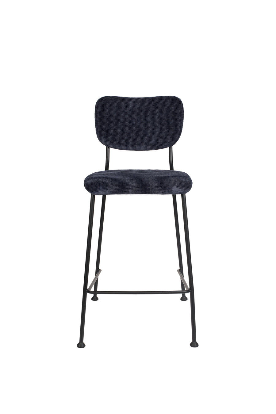 Benson barkruk rugleuning 64,5 cm donkerblauw (set of 2)