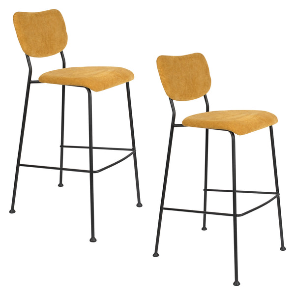 Barkruk Benson Oker (set van 2)