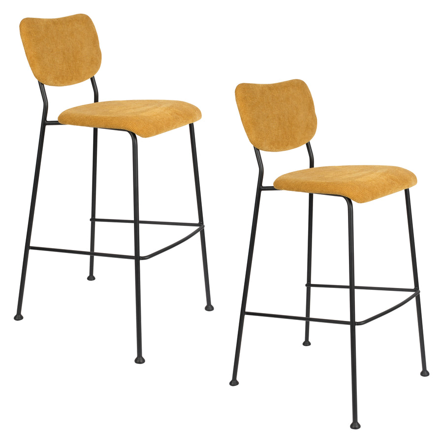 Barkruk Benson Oker (set van 2)