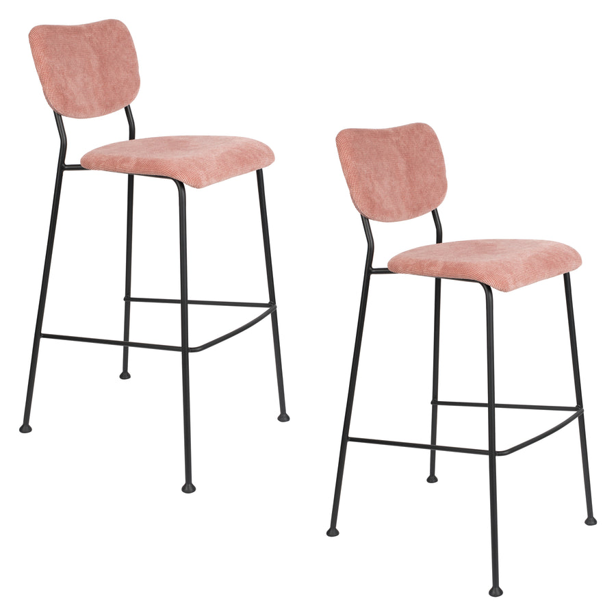 Barkruk Benson Roze (set van 2)