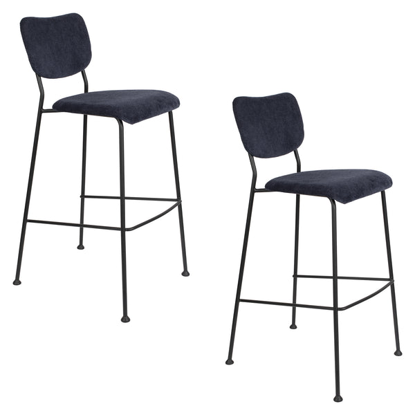 Barkruk Benson Donker Blauw (set van 2)