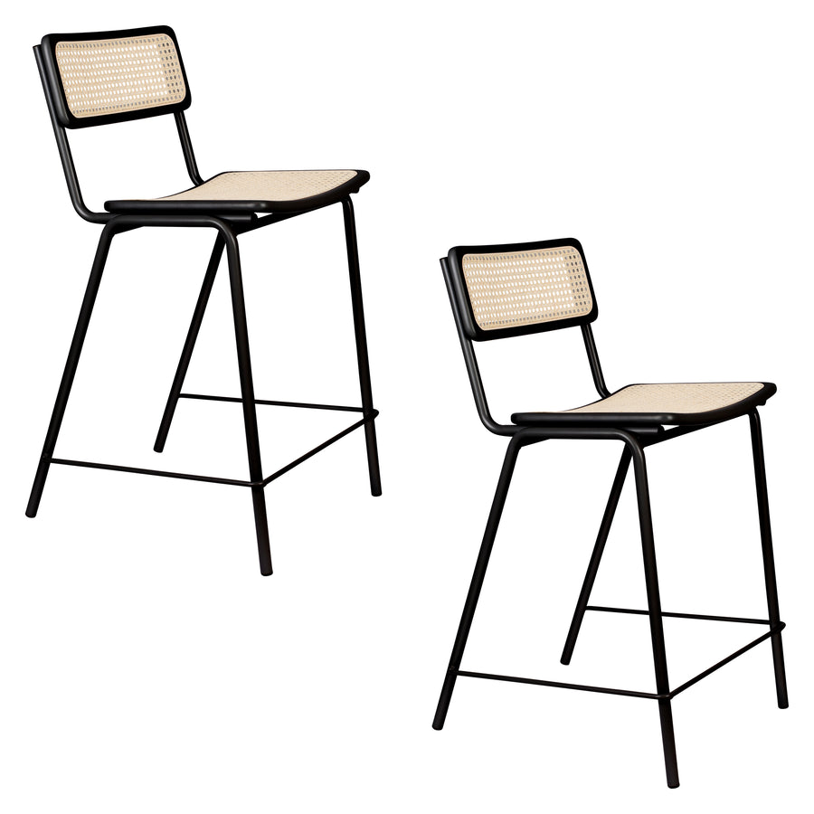 Counterkruk Jort Zwart/Naturel (set van 2)