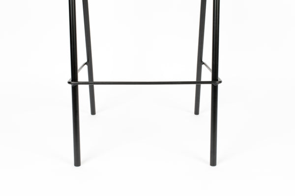 Barkruk Jort Zwart/Naturel (set van 2)