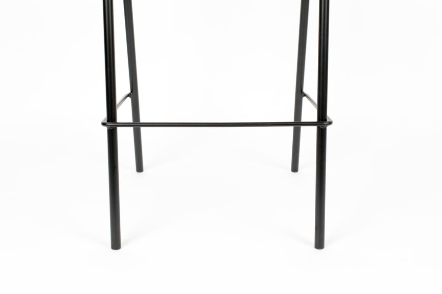 Barkruk Jort Zwart/Naturel (set van 2)
