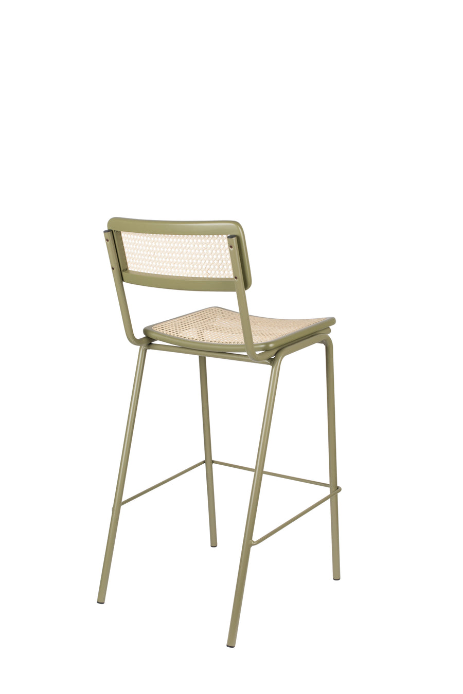Barkruk Jort Groen/Naturel (set van 2)