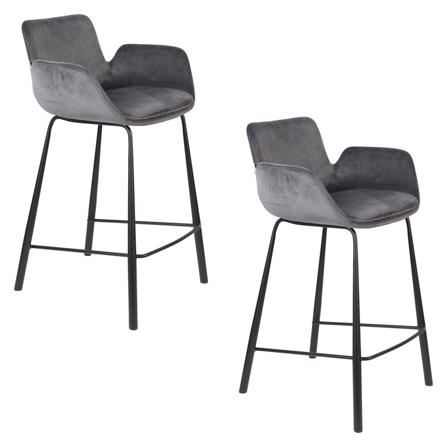 Counterkruk Brit Donker Grijs (set van 2)