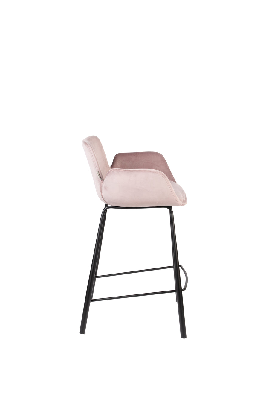 Brit barkruk rugleuning 67,5 cm roze (set of 2)