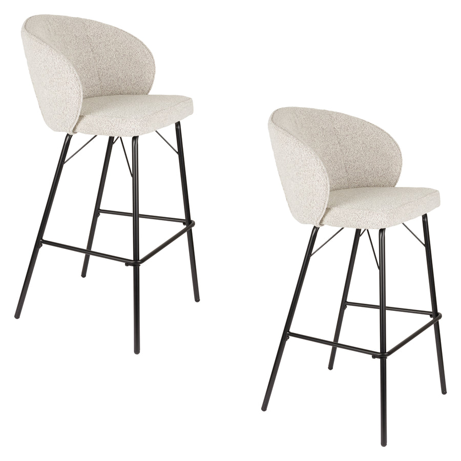 Barkruk Joa Beige (set of 2)