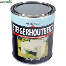 Hermadix steigerhoutbeits schelpwit 750
