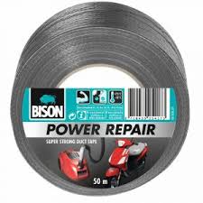 Bs Power Repair Tape Grijs 50m