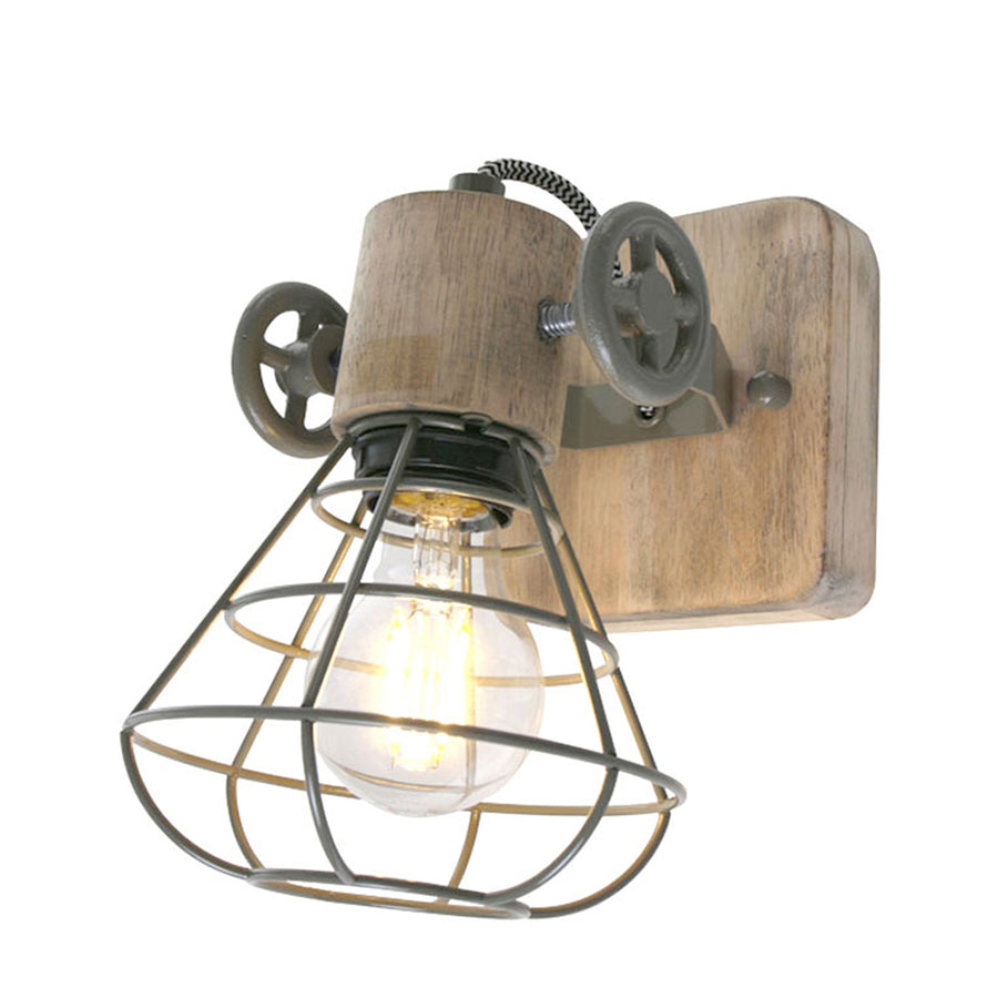 Groene wandlamp / spot geurnesey 1578g met e27 fitting