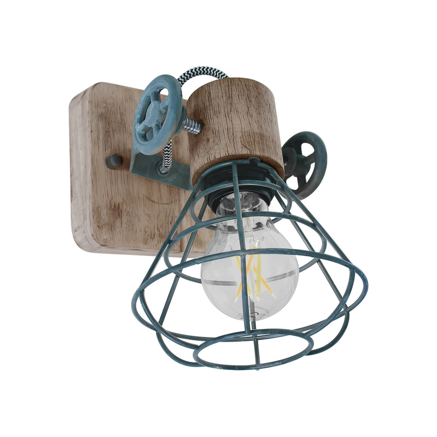 Grijze wandlamp / spot geurnesey 1578gr met e27 fitting