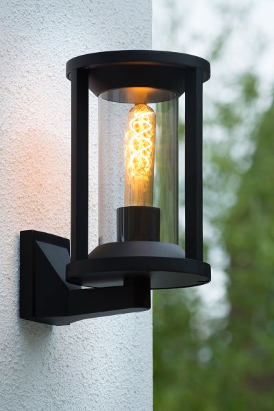 Wandlamp Buiten 1xE27 IP65 Zwart