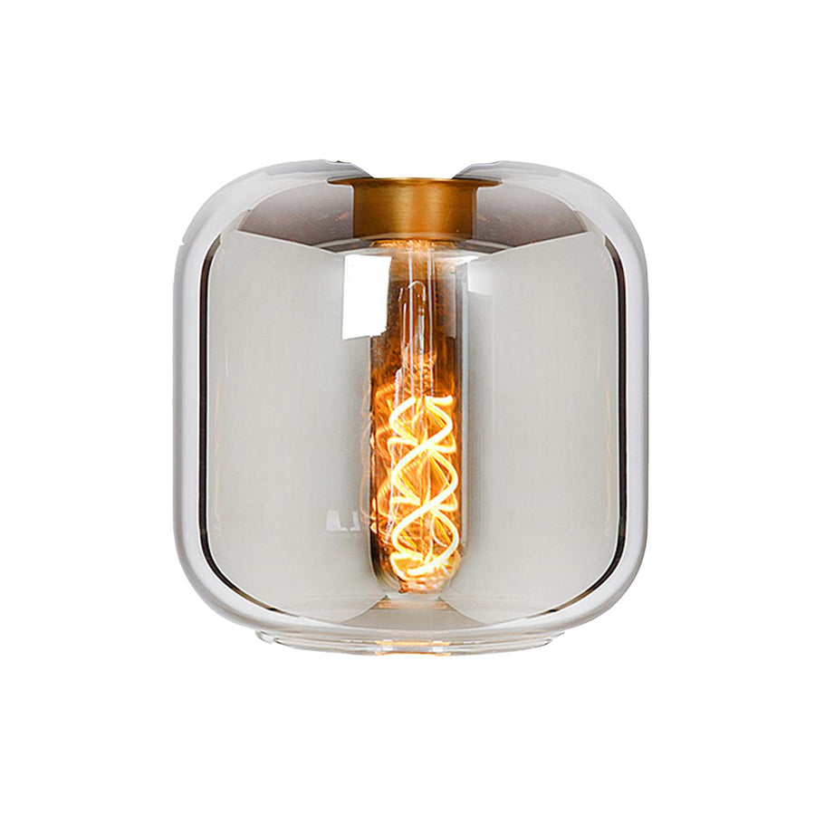 Lucide JOANET lampglas Ø 16 cm, rookgrijs