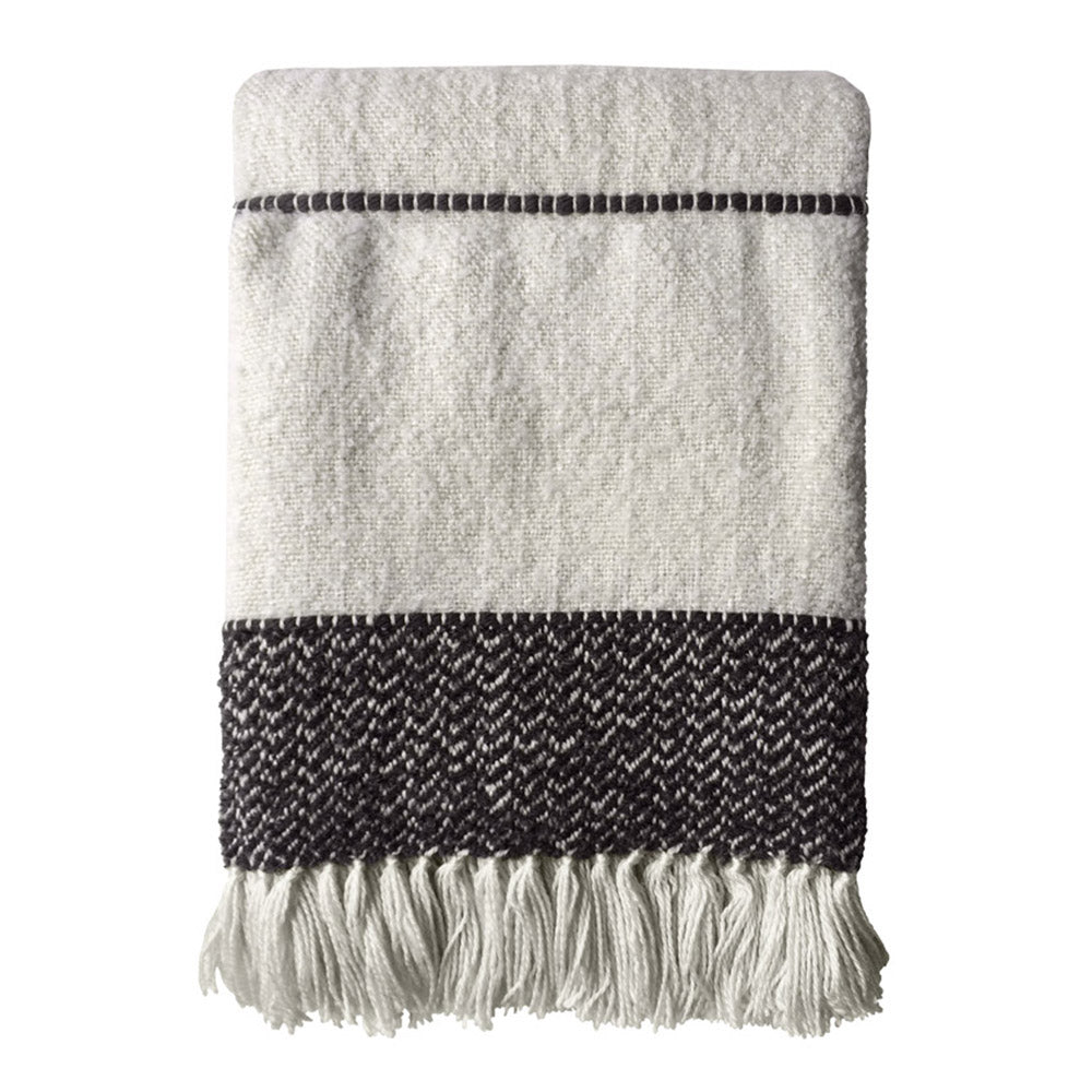 Malagoon plaid berber - wit - 125x150cm