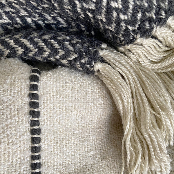 Malagoon plaid berber - wit - 125x150cm
