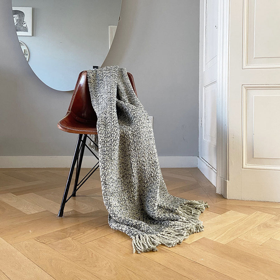 Malagoon plaid sand - beige mélange - 125x150cm