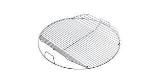 Grillrooster RVS scharnieren 57 cm