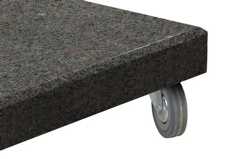 Wielen voor granieten voet  90/125/180 kg. (set van 4)