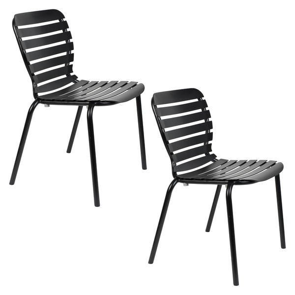 Tuinstoel Vondel Zwart (set van 2)