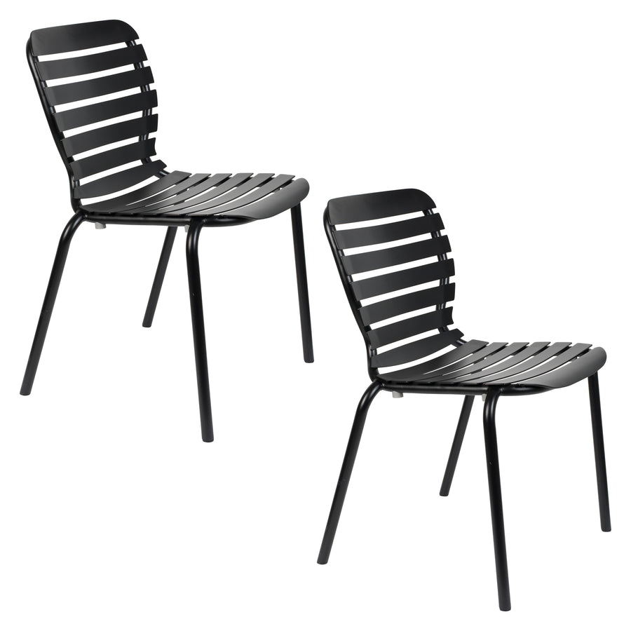 Tuinstoel Vondel Zwart (set van 2)