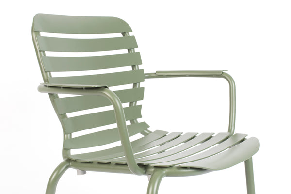 Tuinfauteuil Vondel Groen (set van 2)