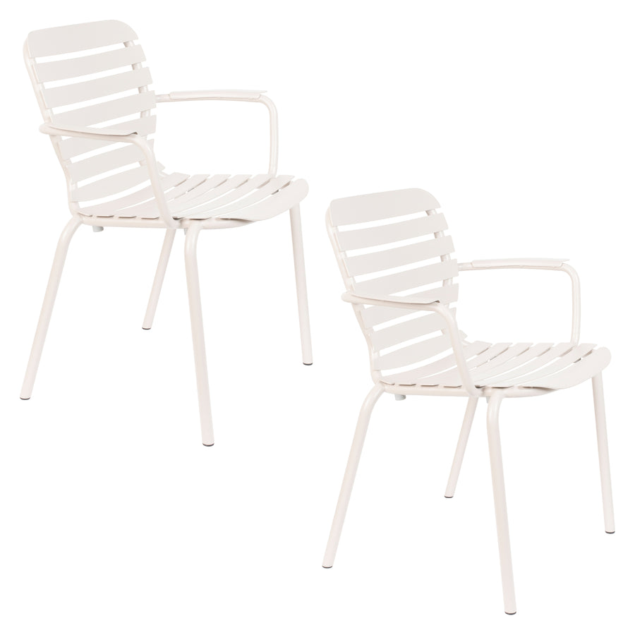 Tuinfauteuil Vondel Clay (set van 2)