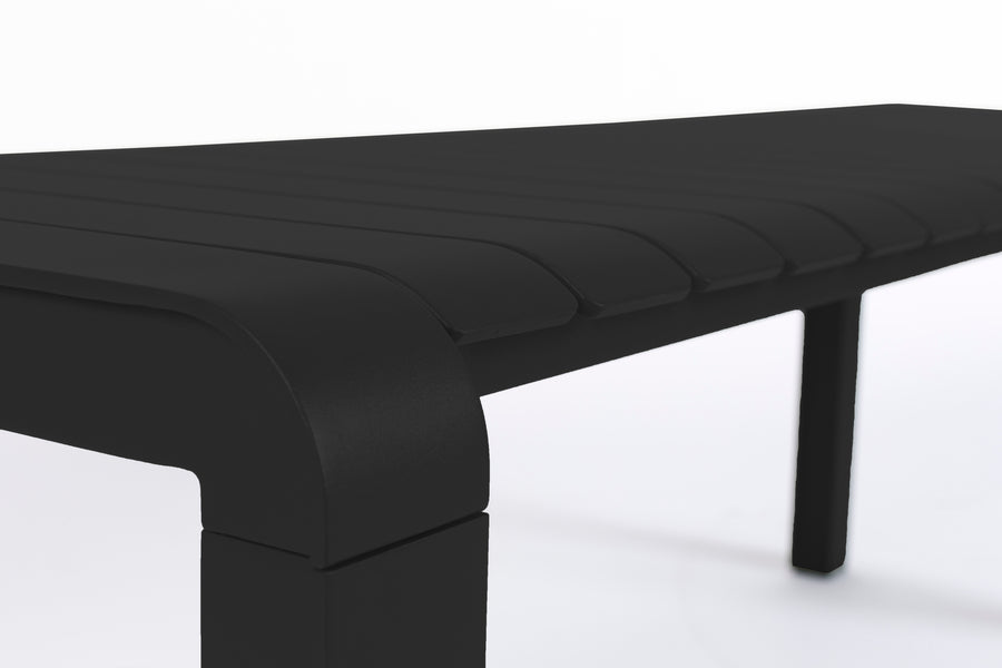 Tuinbank Vondel 129,5x45 Zwart