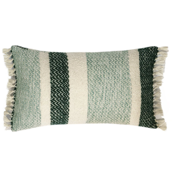Malagoon sierkussen berber - gemêleerd groen - 35x60cm