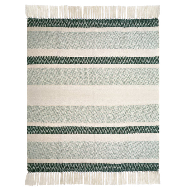 Malagoon plaid berber - gemêleerd groen - 125x150cm