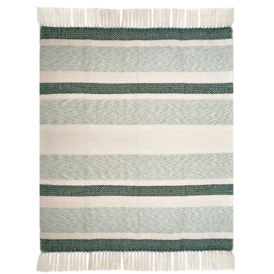 Malagoon plaid berber - gemêleerd groen - 125x150cm